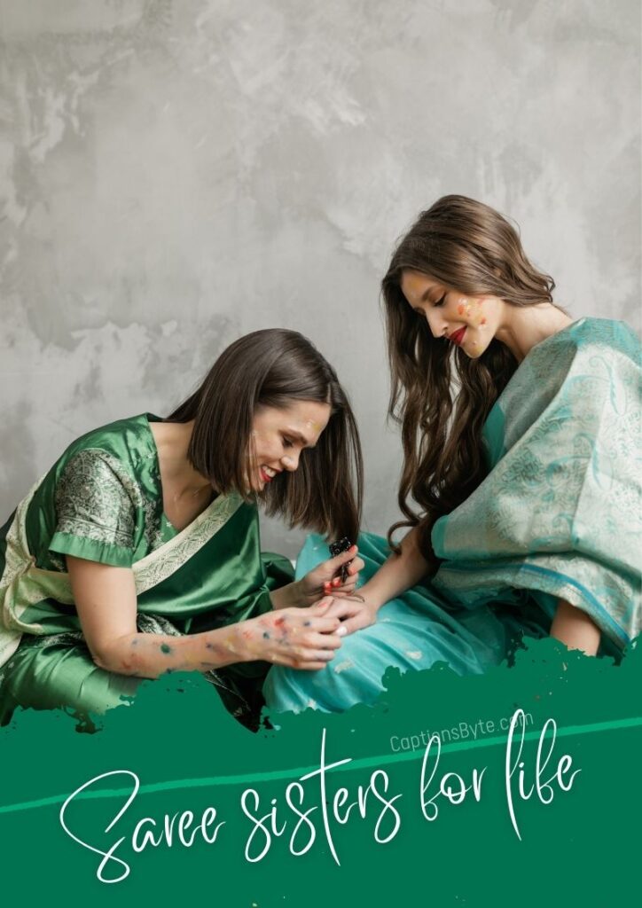 foreigners wearing saree