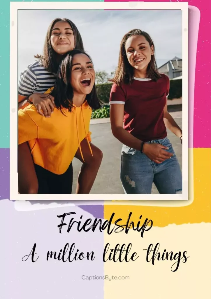 friendship caption