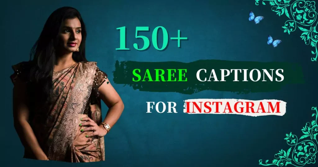 Best Colorful Saree Captions For Instagram Photos - Captionpost