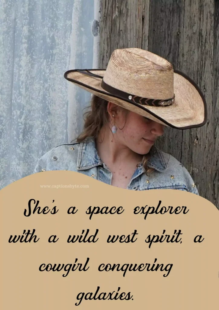 Space Cowgirl Captions