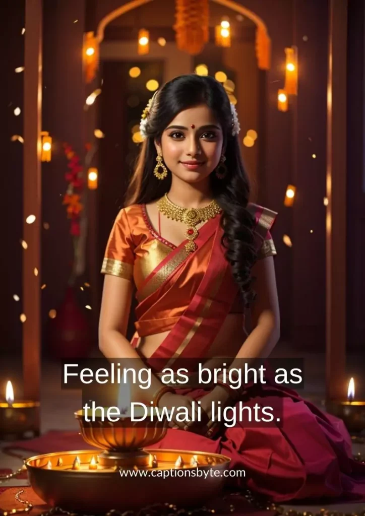 Diwali captions for Instagram for girl