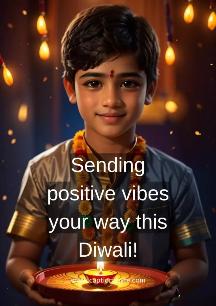 Diwali captions for boys