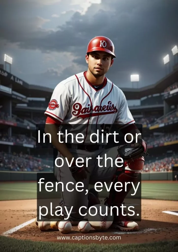 Baseball captions for Instagram