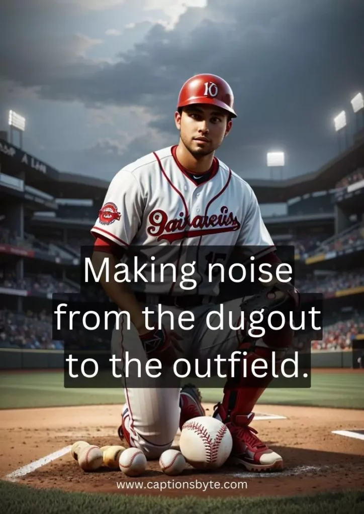 Cool baseball captions
