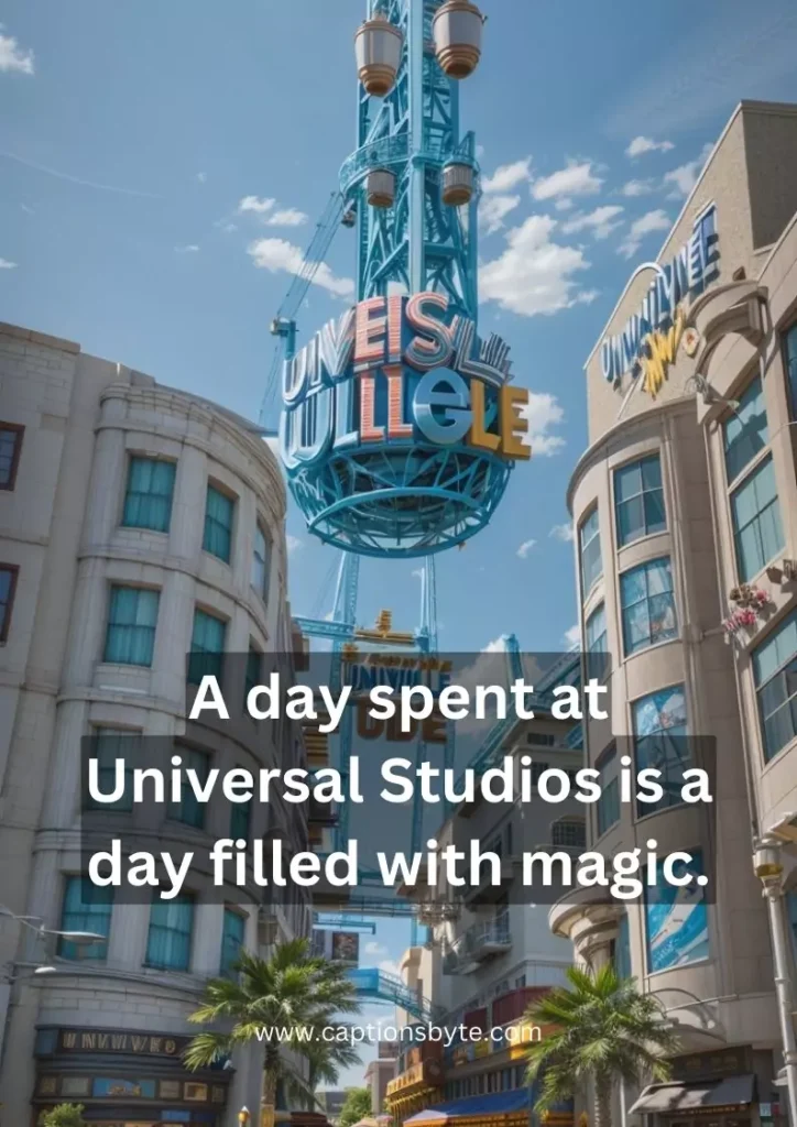 Harry potter universal studios captions