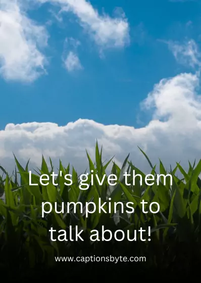 Pumpkin Farm Captions