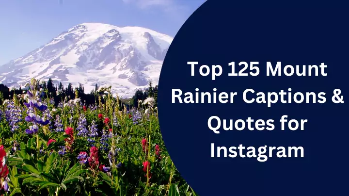 Mount Rainier Captions