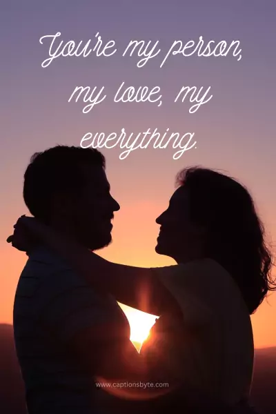 Love captions for boyfriend